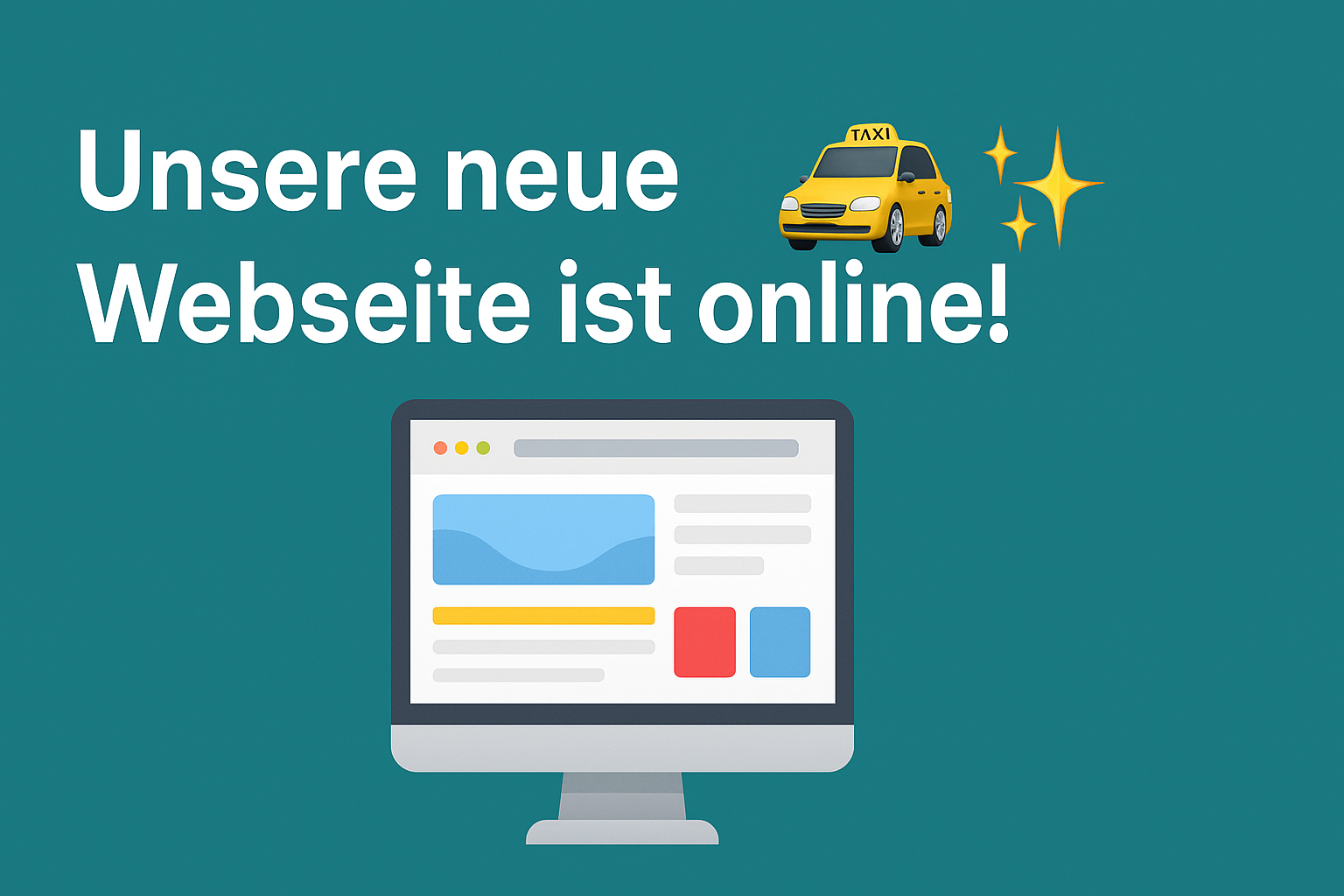 Unsere neue Webseite ist online! 🚖✨